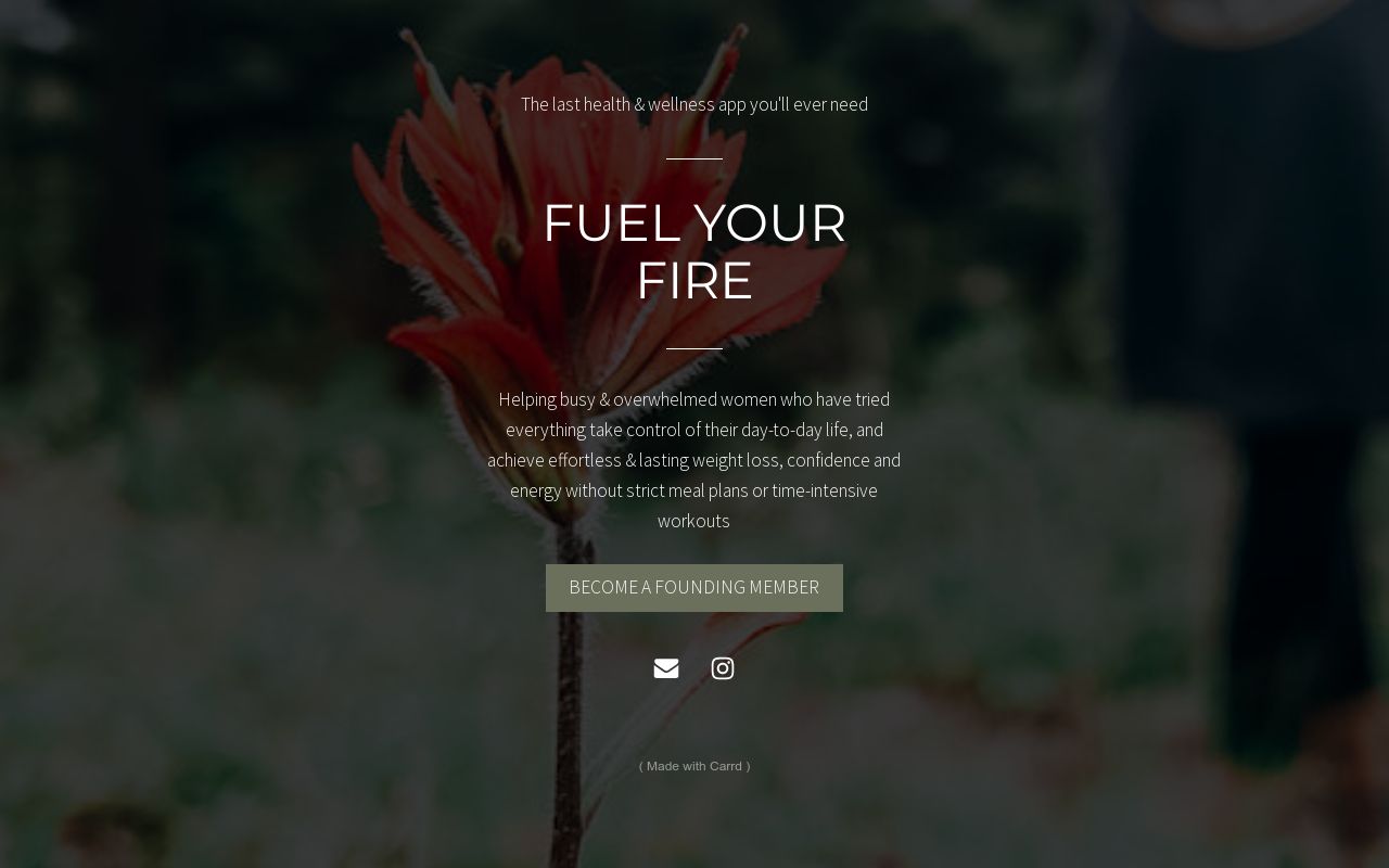 FUEL YOUR FIRE APP